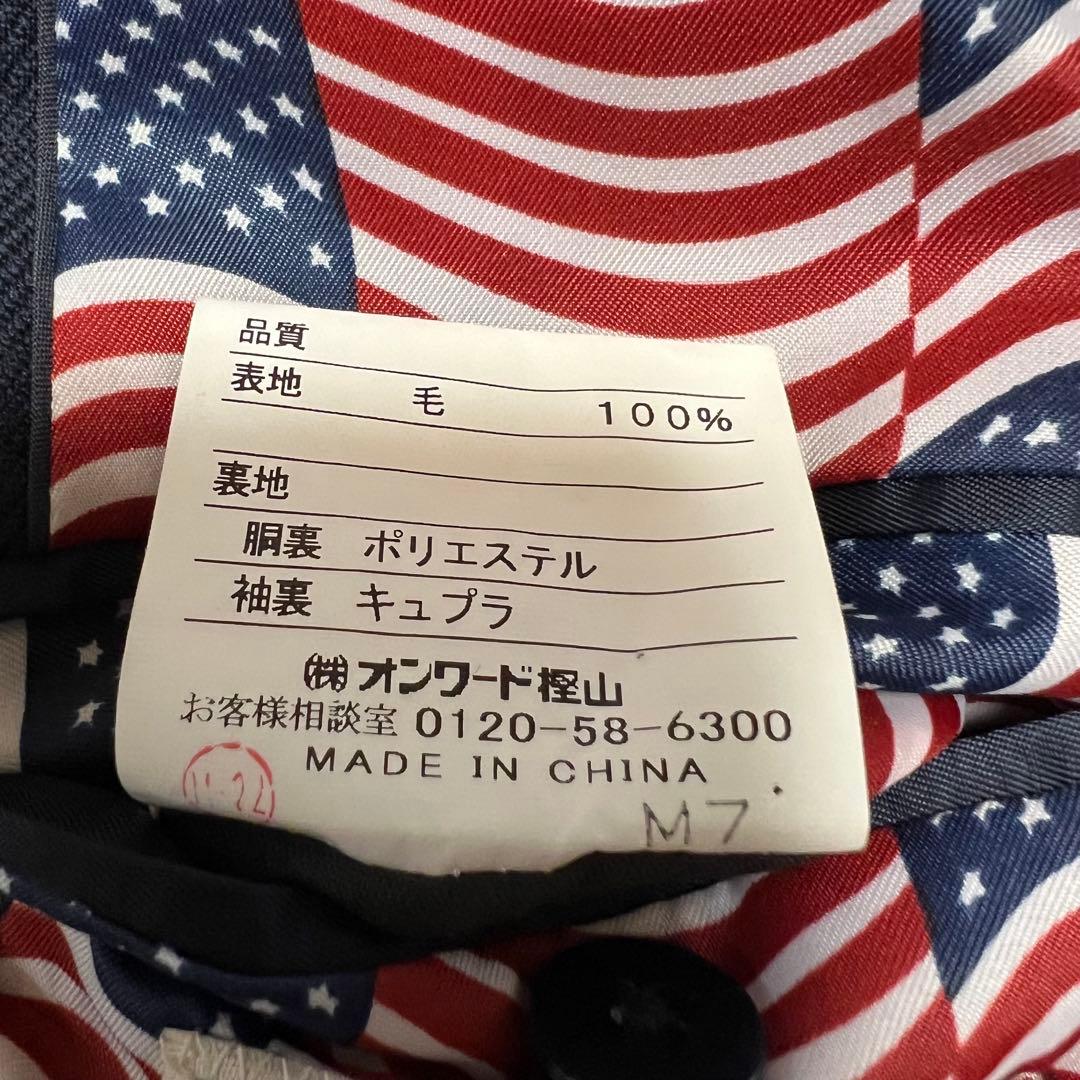 (未使用級)J.PRESS YORK STREET 紺ブレ　星条旗　金ボタン
