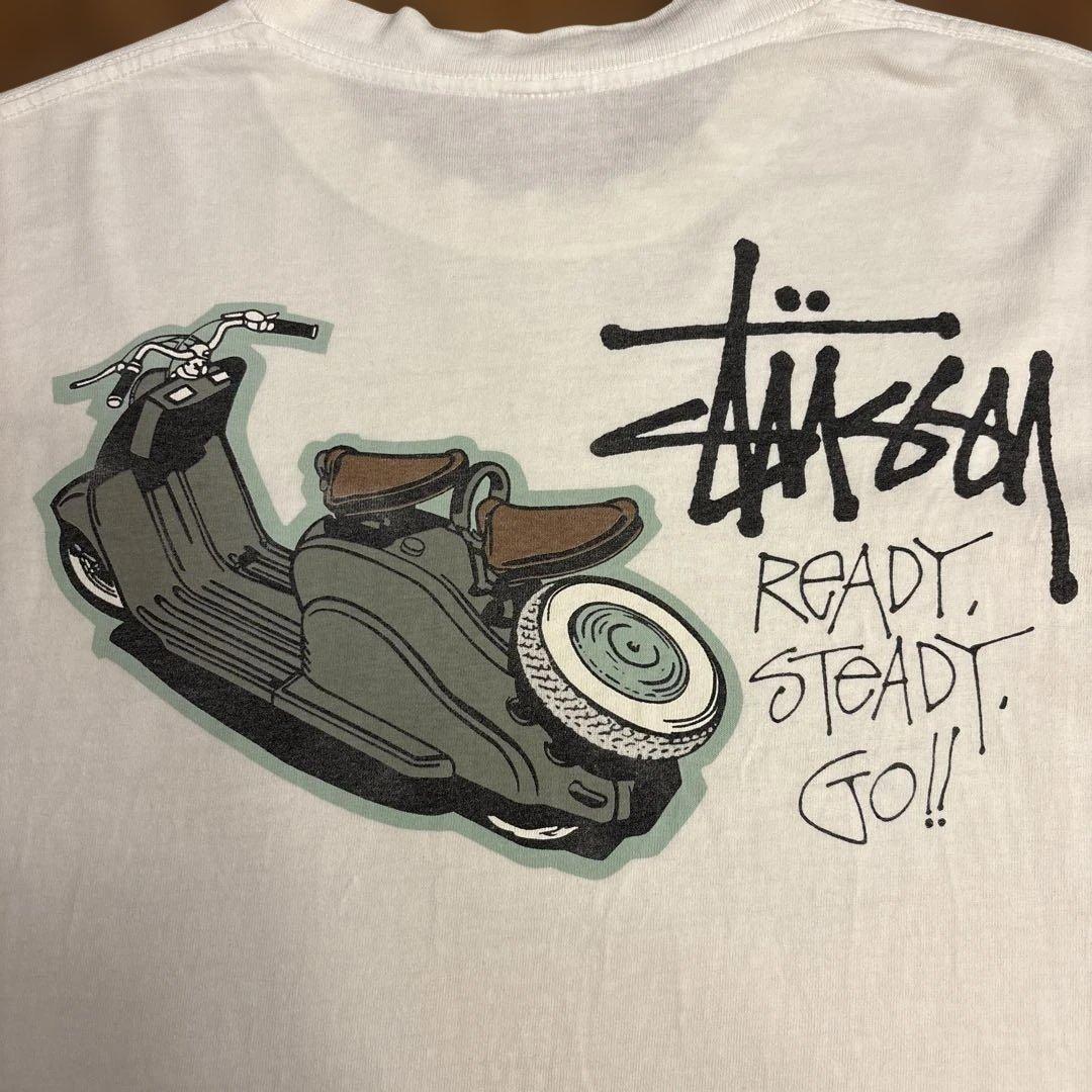 OLD STUSSY ベスパ　Tシャツ　Lサイズ　90s