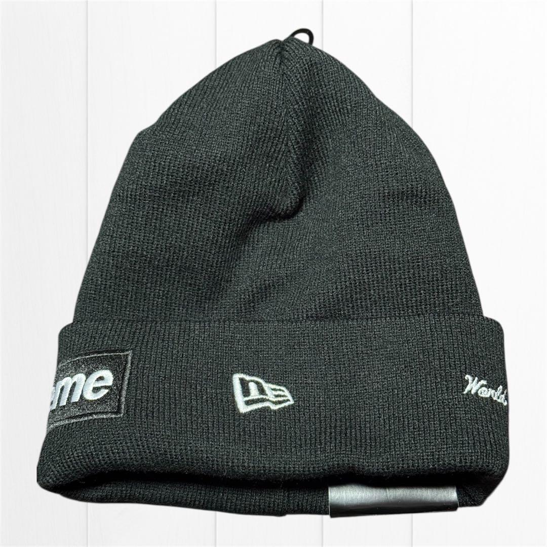 【Tom】Supreme×New Era Box Logo Beanie