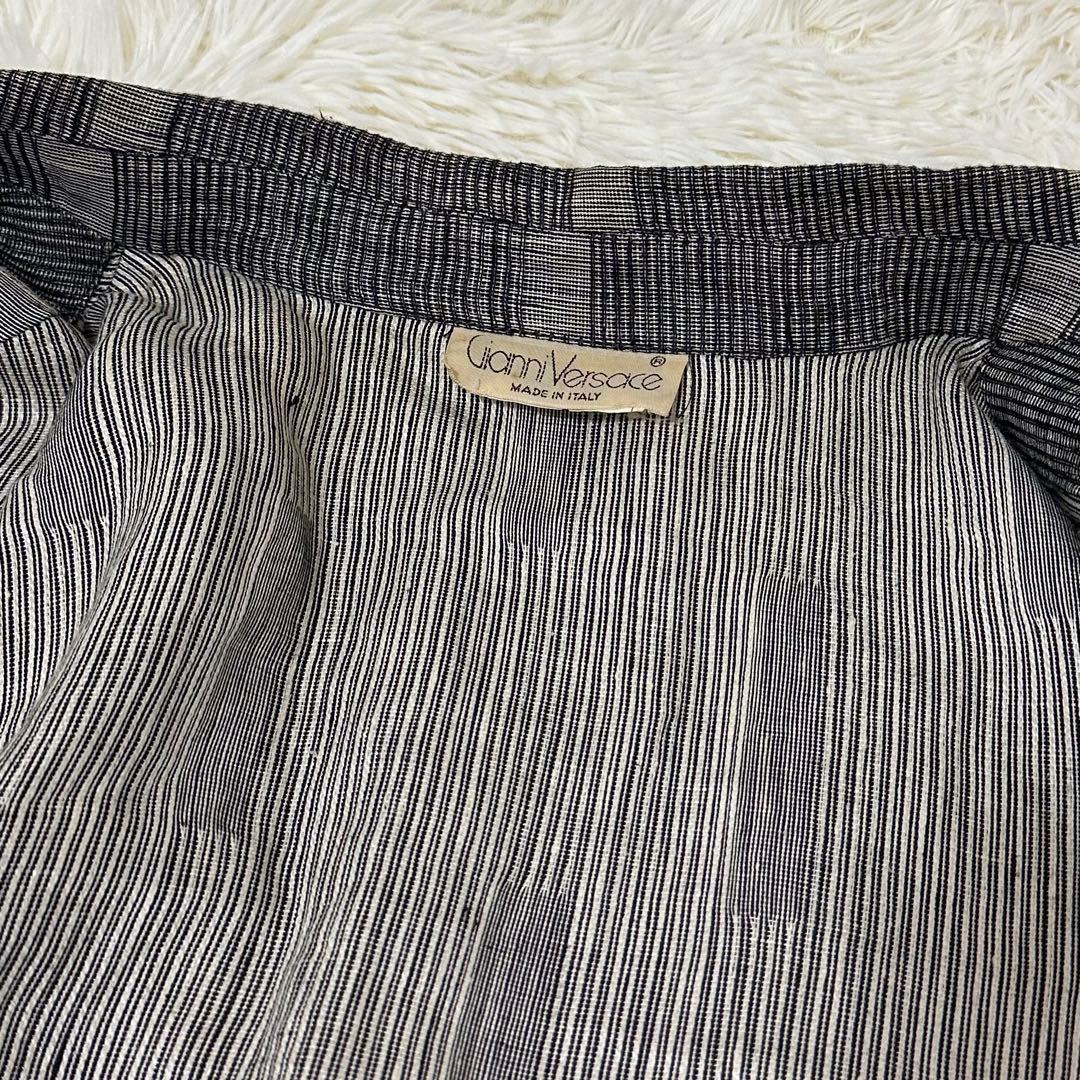 初期タグ 80s Gianni Versace シャツジャケット ヴィンテージ