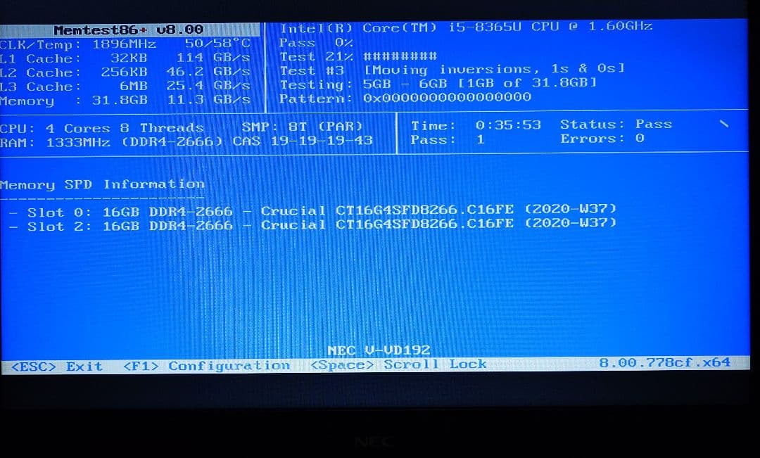 Crucial DDR4 2666 16GB ×2 計 32GB 【動作確認済】