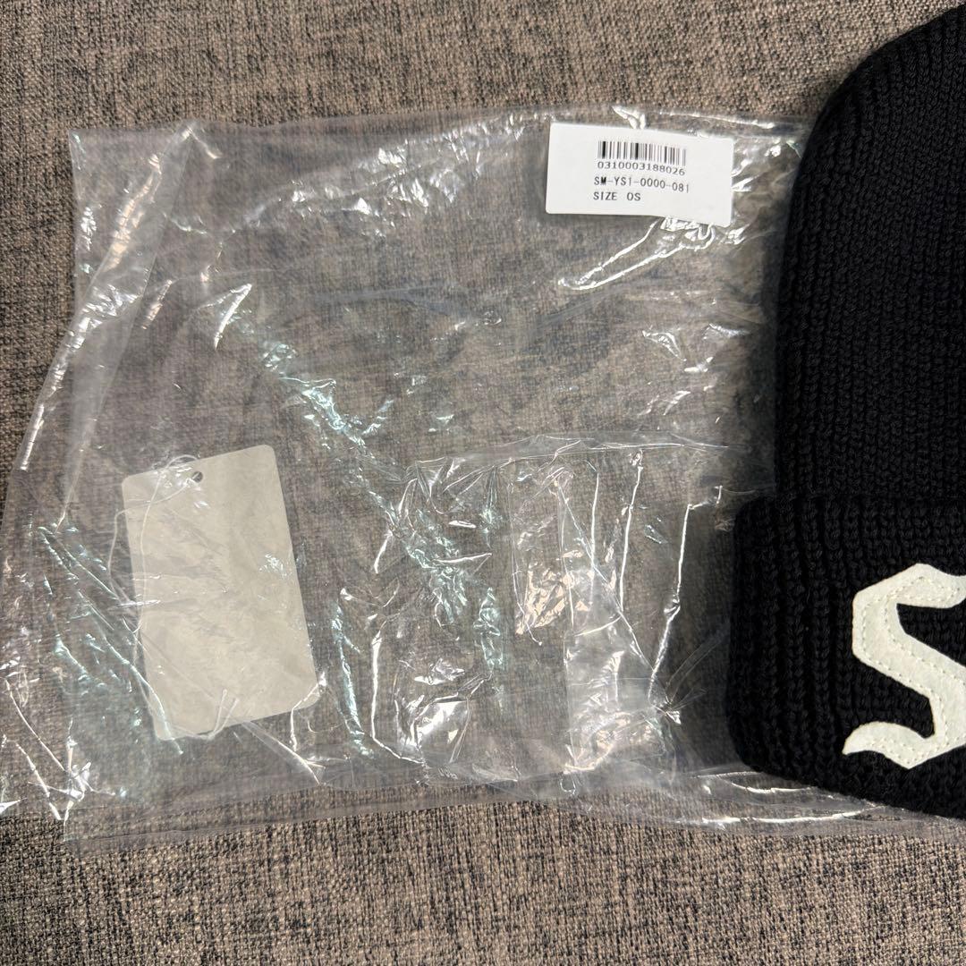 セントマイケル24AW ニットキャップ　knit cap 黒