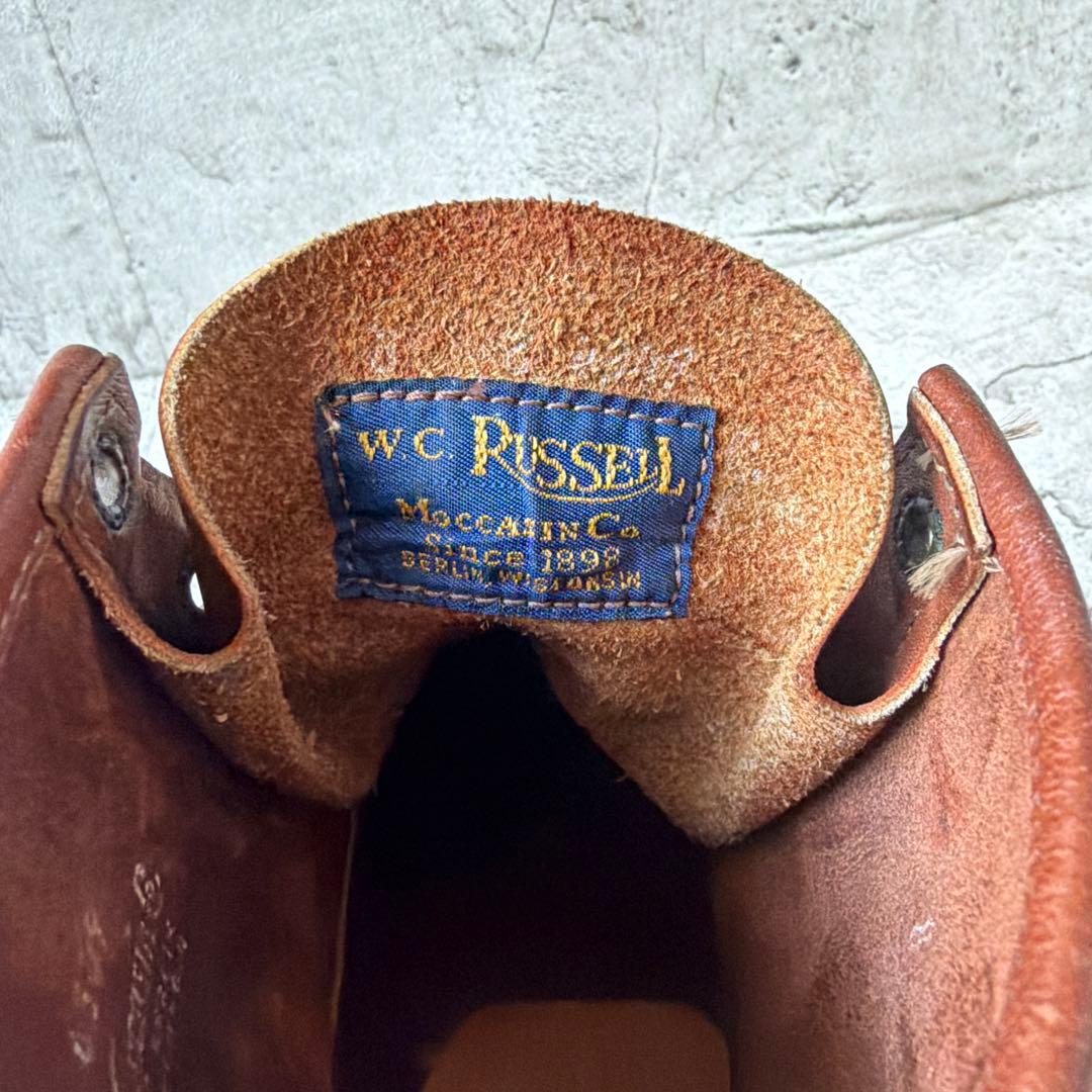 80s Russell Moccasinラッセルモカシン モカシンブーツ US8