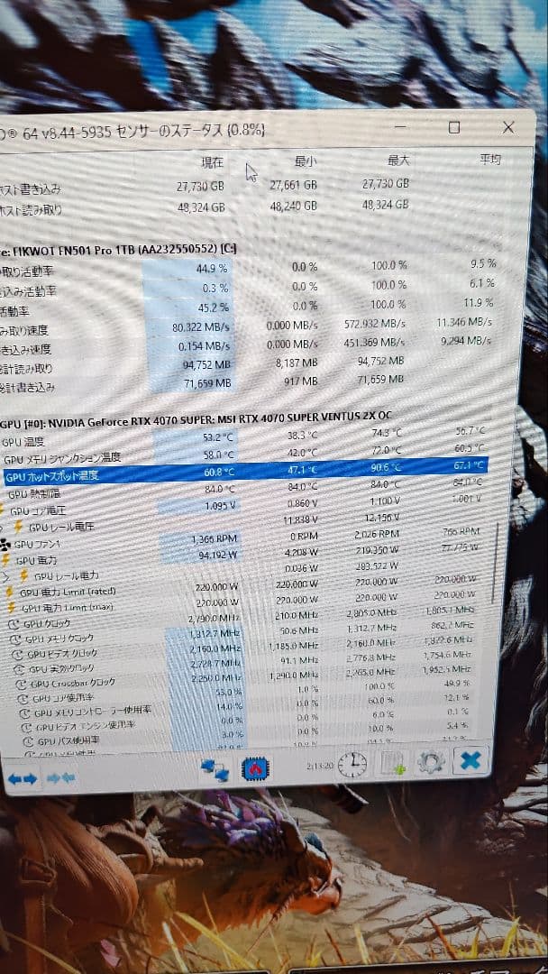 動作確認済 MSI RTX 4070 Super Ventus X2