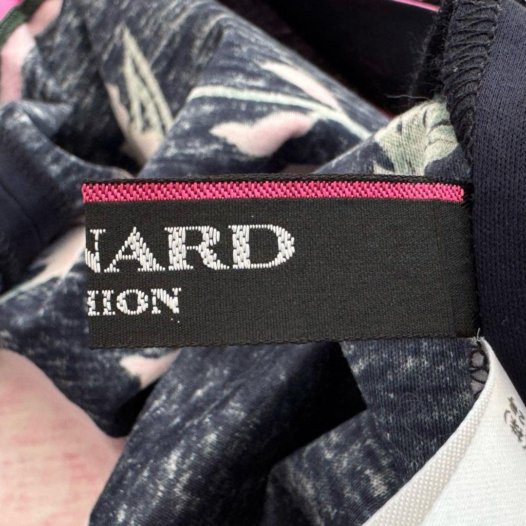 LEONARD FASHION レオナール ワンピース ネイビー 花柄 未使用