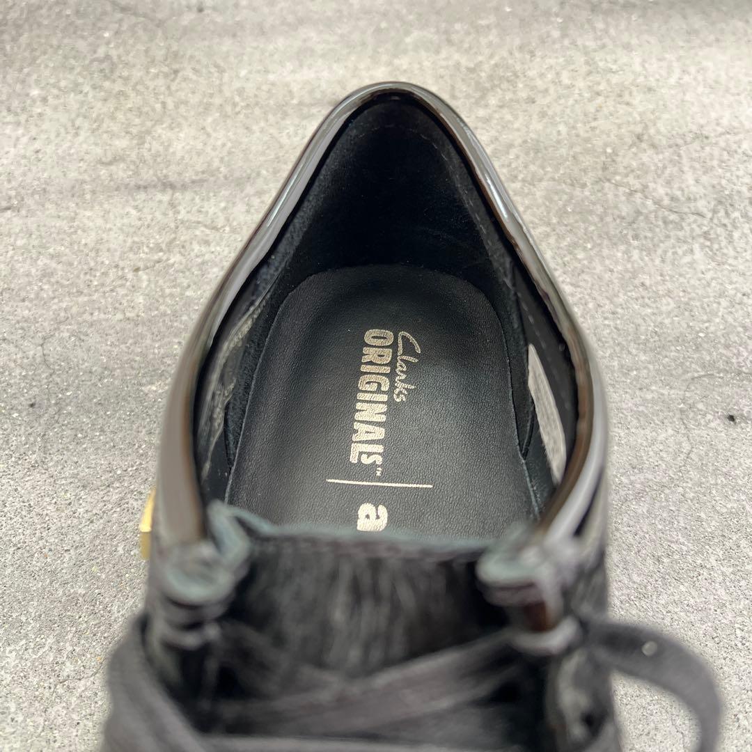 靴 Clarks Wallabee BLACK EYE PATCH atmos