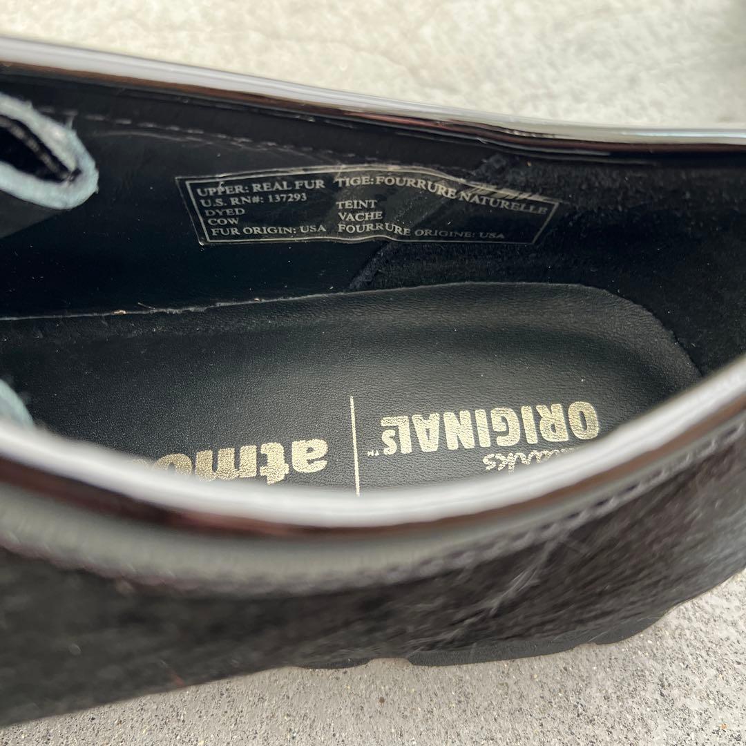 靴 Clarks Wallabee BLACK EYE PATCH atmos
