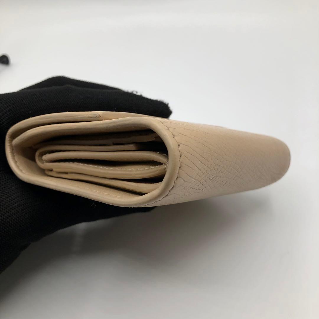 CELINE スモールトリフォールド ウォレット 三つ折財布 ベージュ