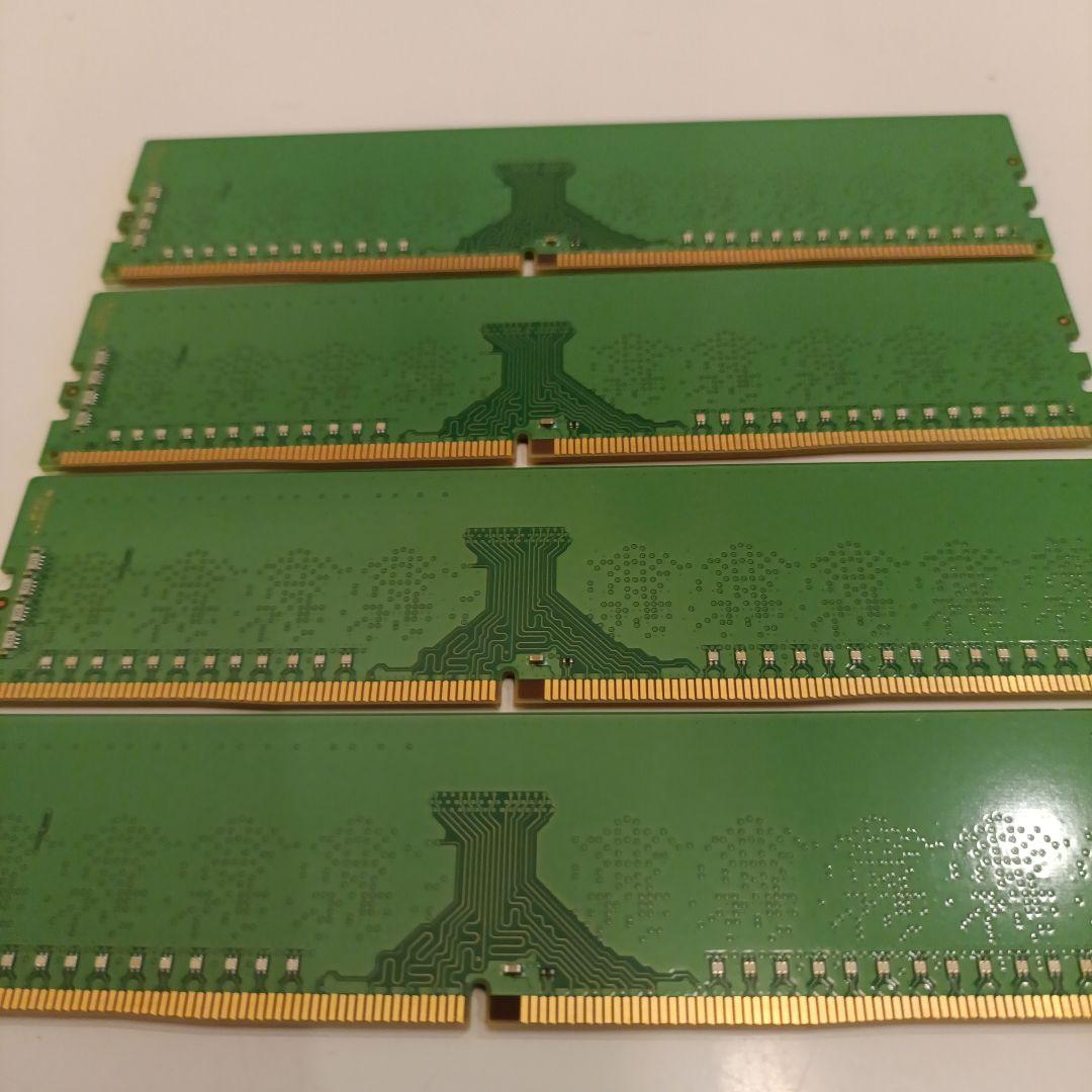 Samsung 4GB DDR4 2133MHz メモリー 4枚 計1