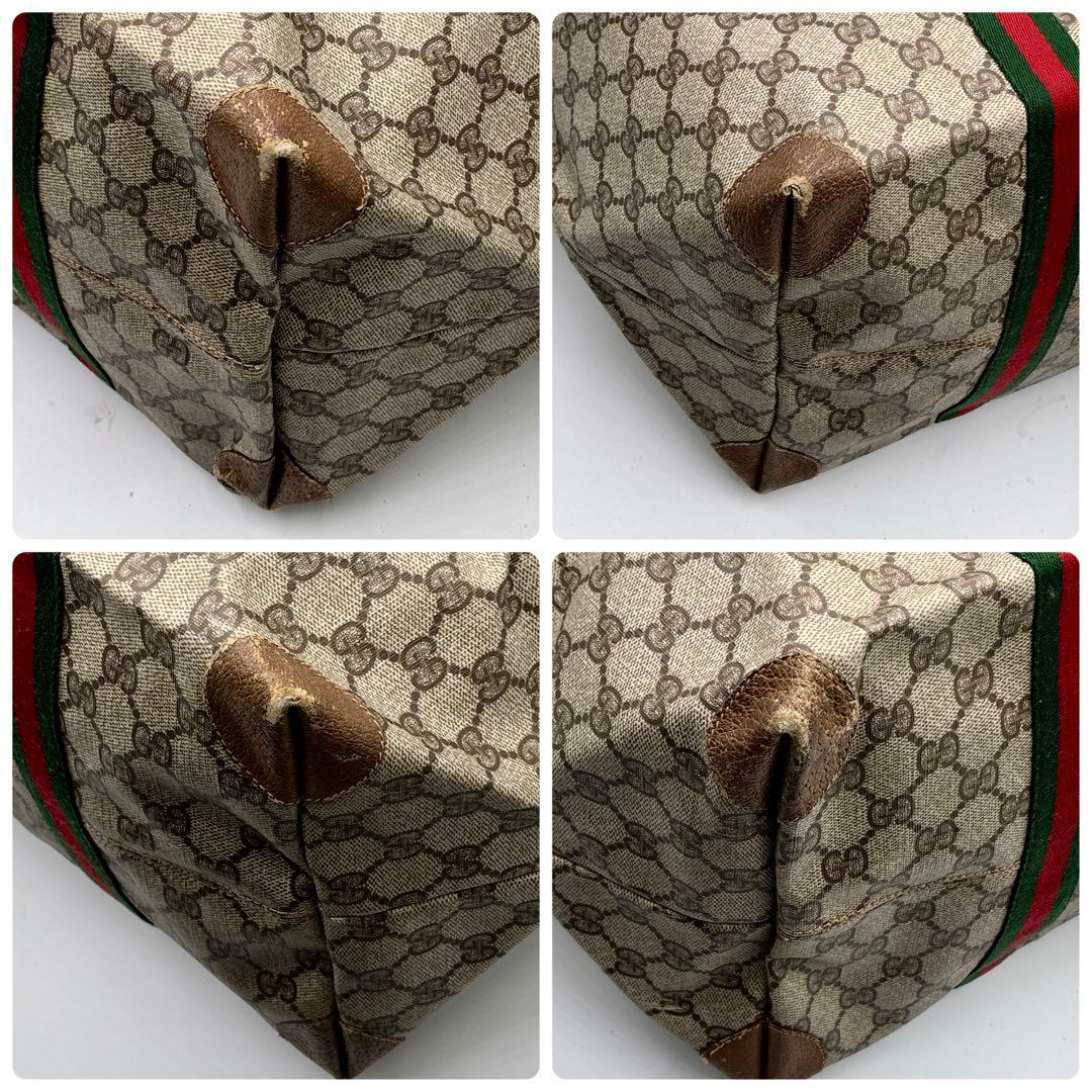 PAN　GUCCI オールドグッチ シェリーライン GG柄 PVC