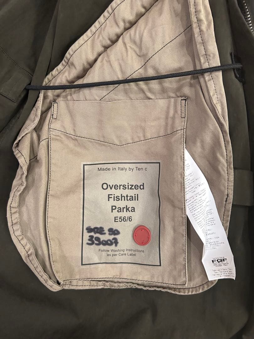 ジャケット・アウター Ten c Oversized Fishtail Parka TC-J0904