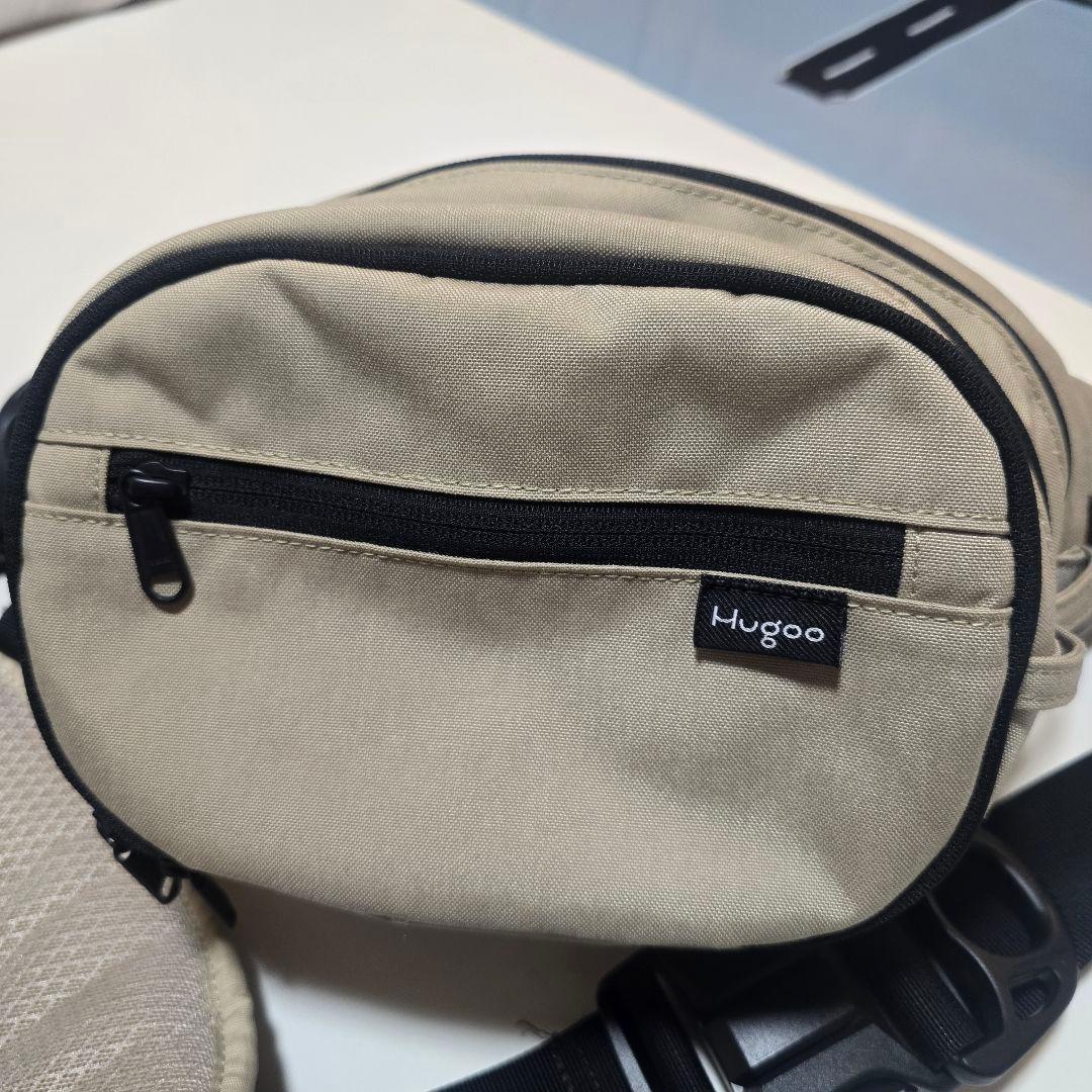 hugoo ヒップシート 美品 ベージュカラー バッグ本体のみ