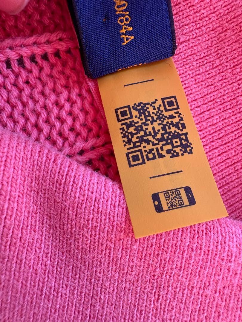 Polo Ralph Lauren ケーブル編みポロシャツ 半袖 ピンク