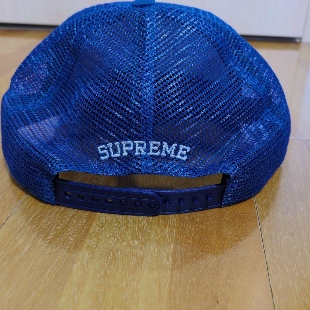 Supreme メッシュキャップ 青