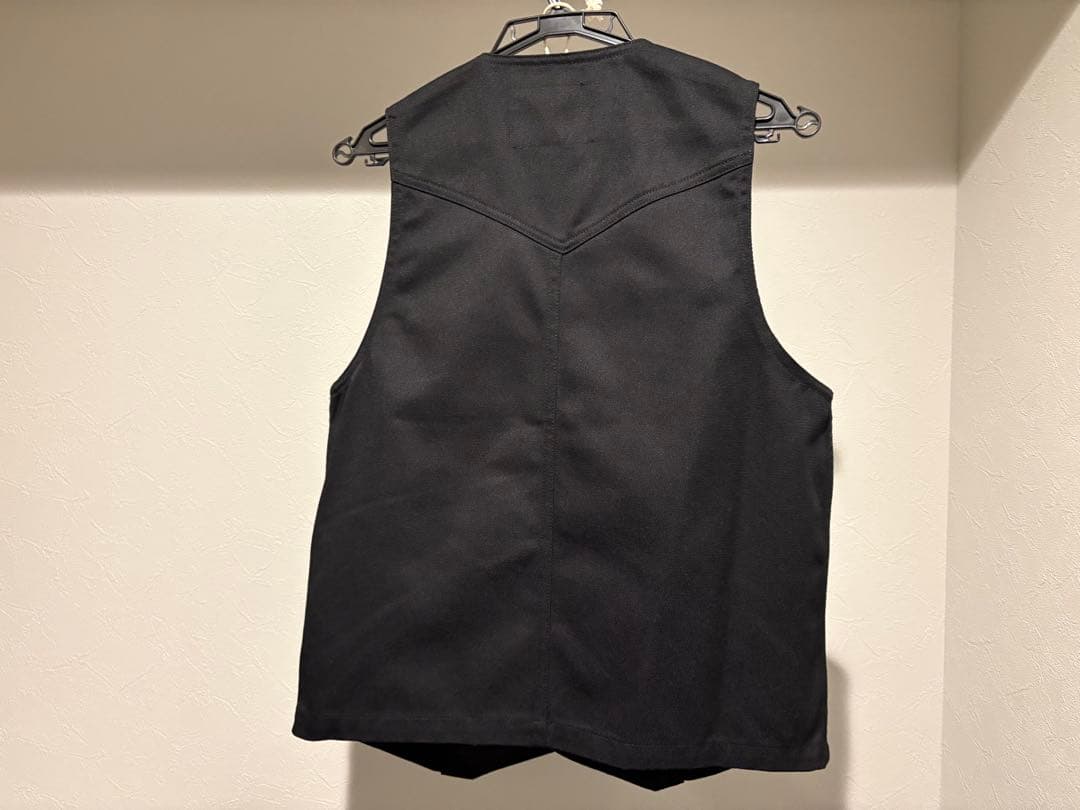 【美品】CALEE (キャリー) ブラック ベスト (CL-17AW005)
