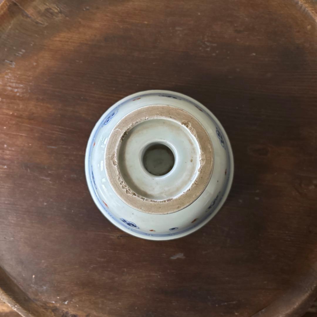 古伊万里盃洗　江戸時代.明治　骨董品　アンティーク　古道具　骨董　白磁　検:李朝