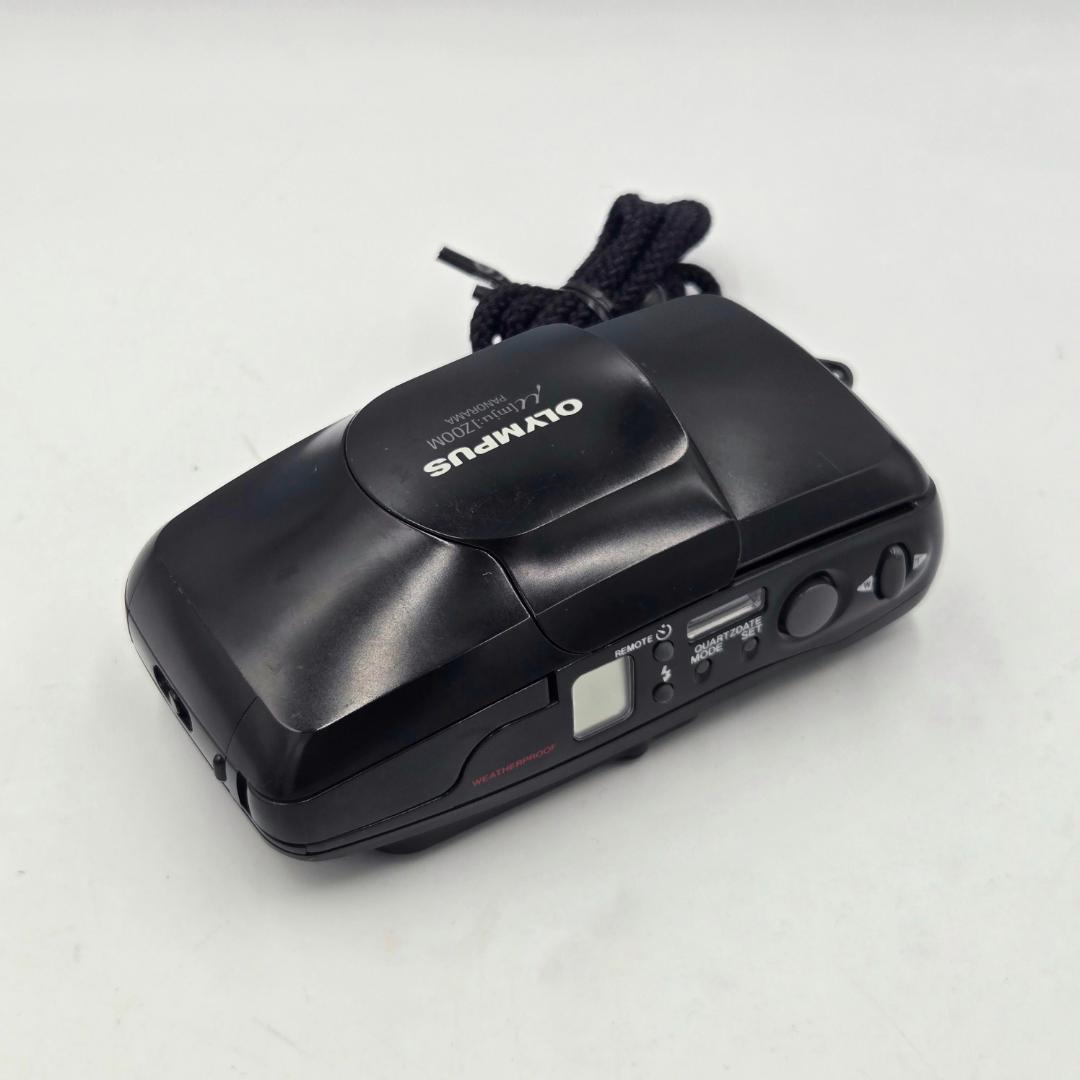 【美品】動作品 OLYMPUS μ[mju:] ZOOM PANORAMAカメラ