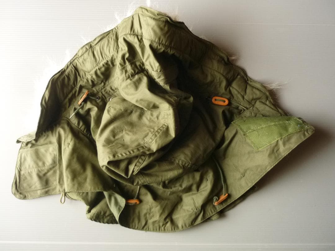 中古品 70s 米軍 M-65 フード モッズコート パーカー A