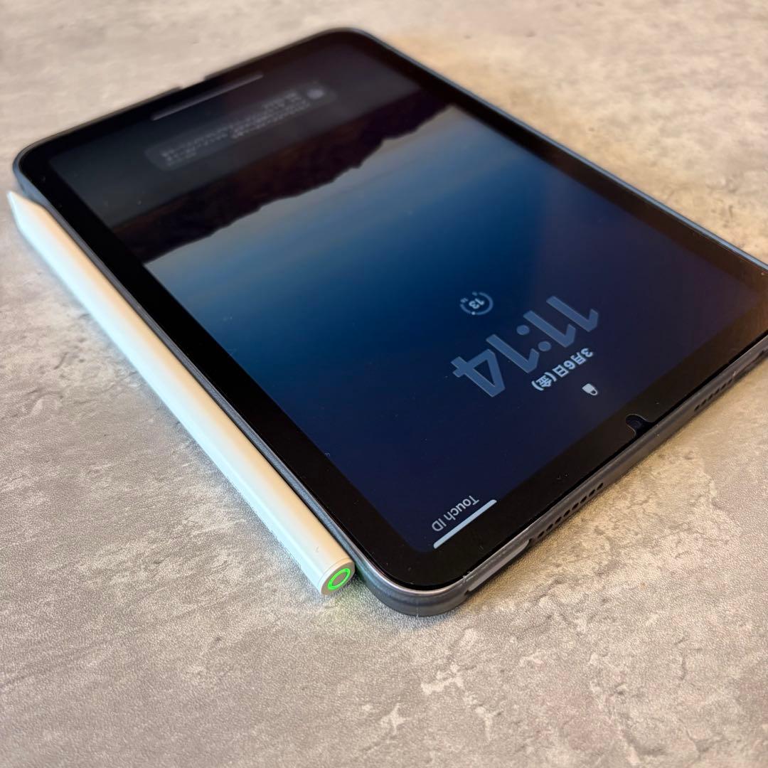 【極美品】iPad mini 6 Purple 64GB バッテリー91%