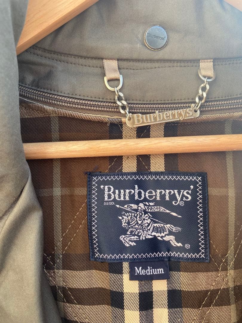 90s Vintage Burberrys モッズコート ダークグリーンブラウン