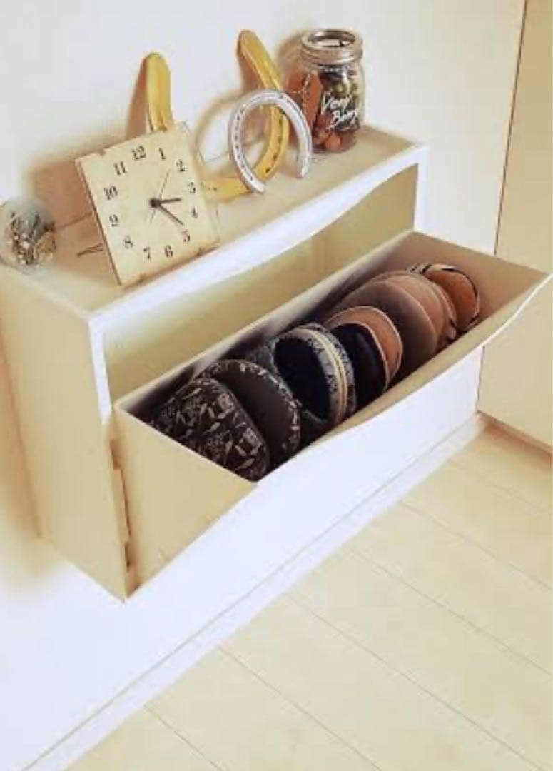 IKEA トローネス 赤 3点セット シューズBOX 収納キャビネット 廃番商品