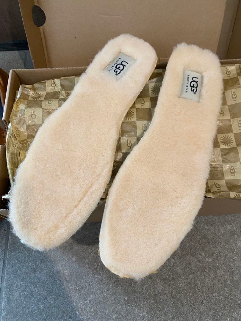 UGG ブラウンモカシン アグ M CHESTER チェスナット 27.0cm