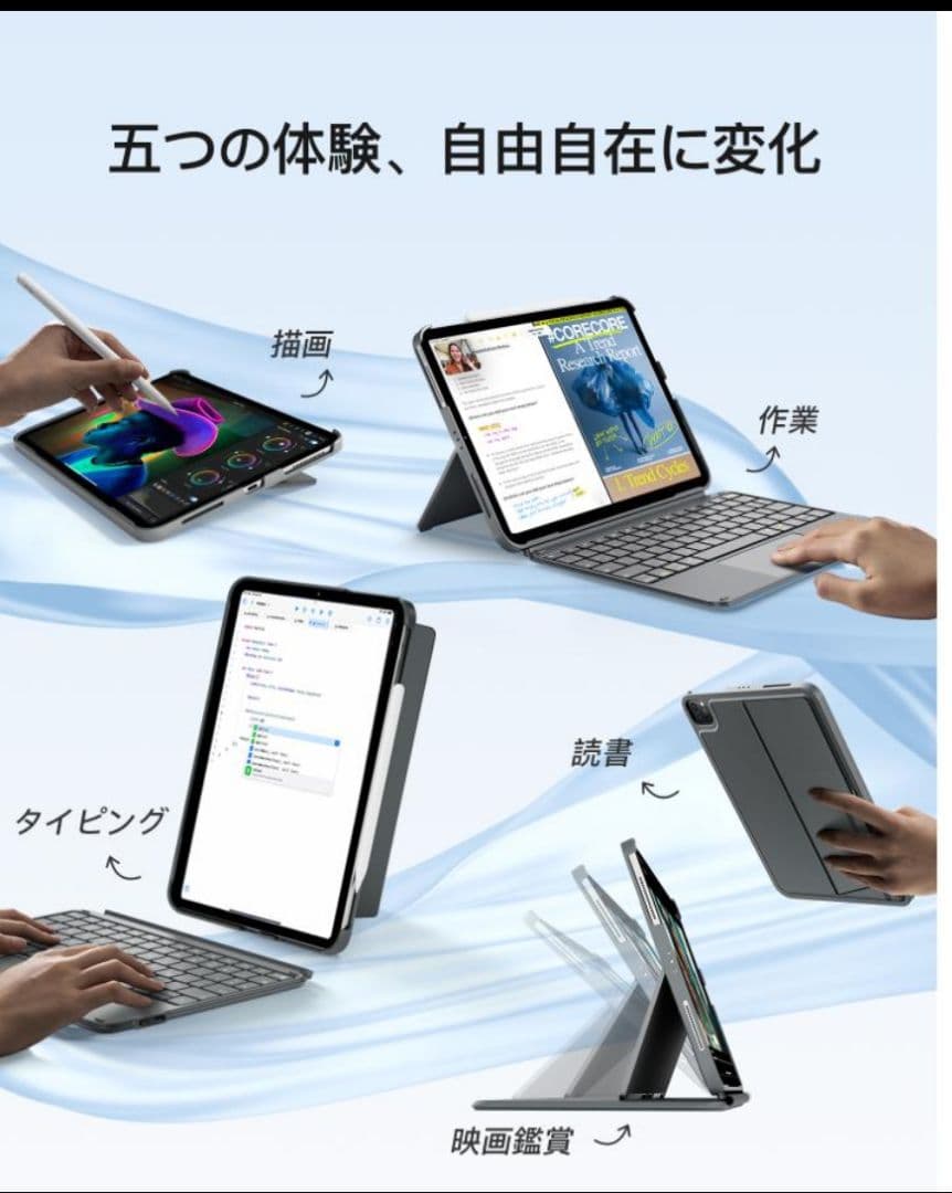 アップル APPLE iPad Air M2 11インチ キーボードカバー付
