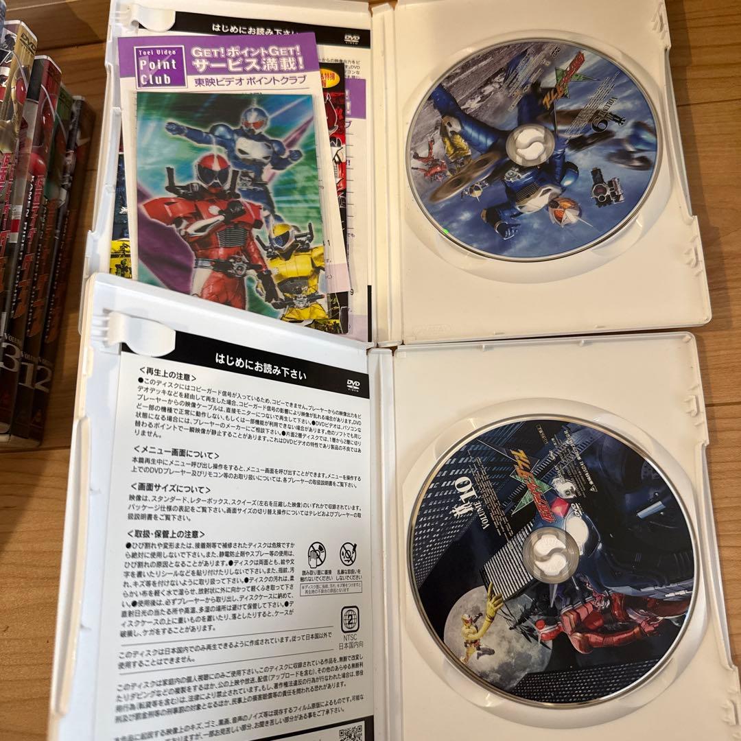 一部初回特典付き仮面ライダーW(ダブル) 12巻DVDセット