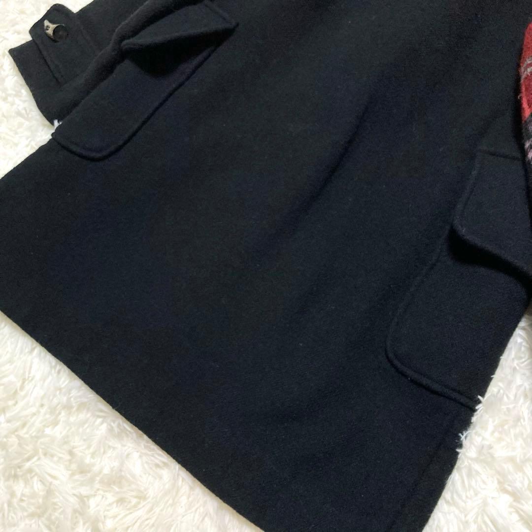 【ダイエットブッチャースリムスキン】ダッフルコート　チェック　アウター　メンズ