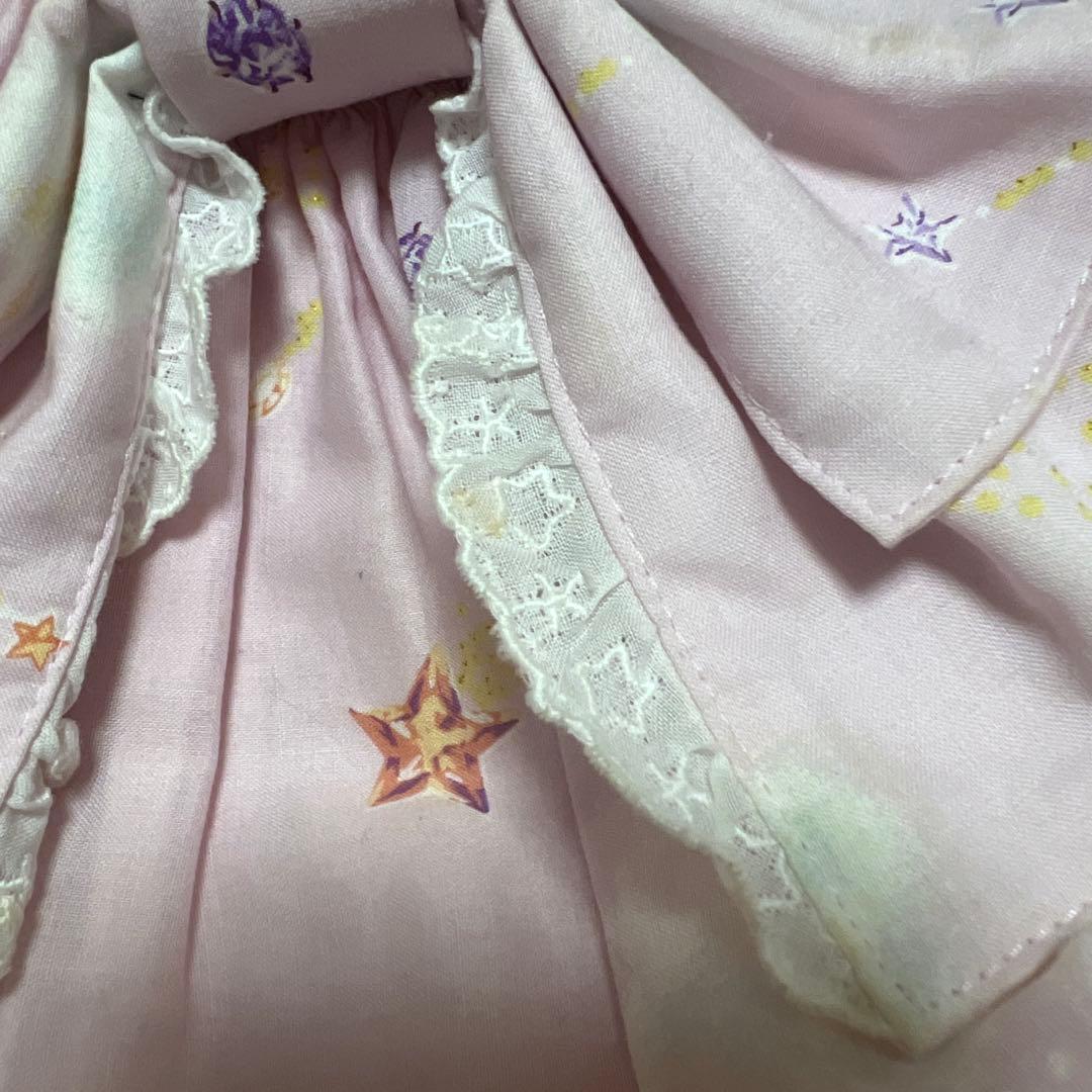 BABY,THE STARS SHINE BRIGHT ピンク　ジャンスカ