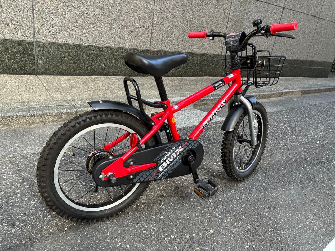 子供用BMXスタイル自転車 デューリー レッド 16インチ