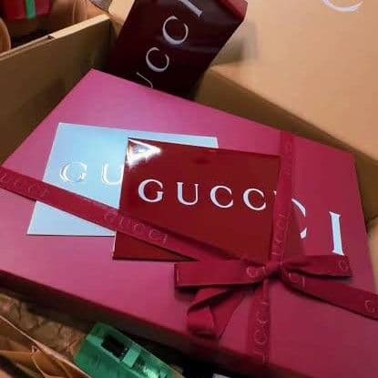 ❤美品箱付き❤GUCCI マフラー ストール スカーフ❤ホワイト&ベージュ❤