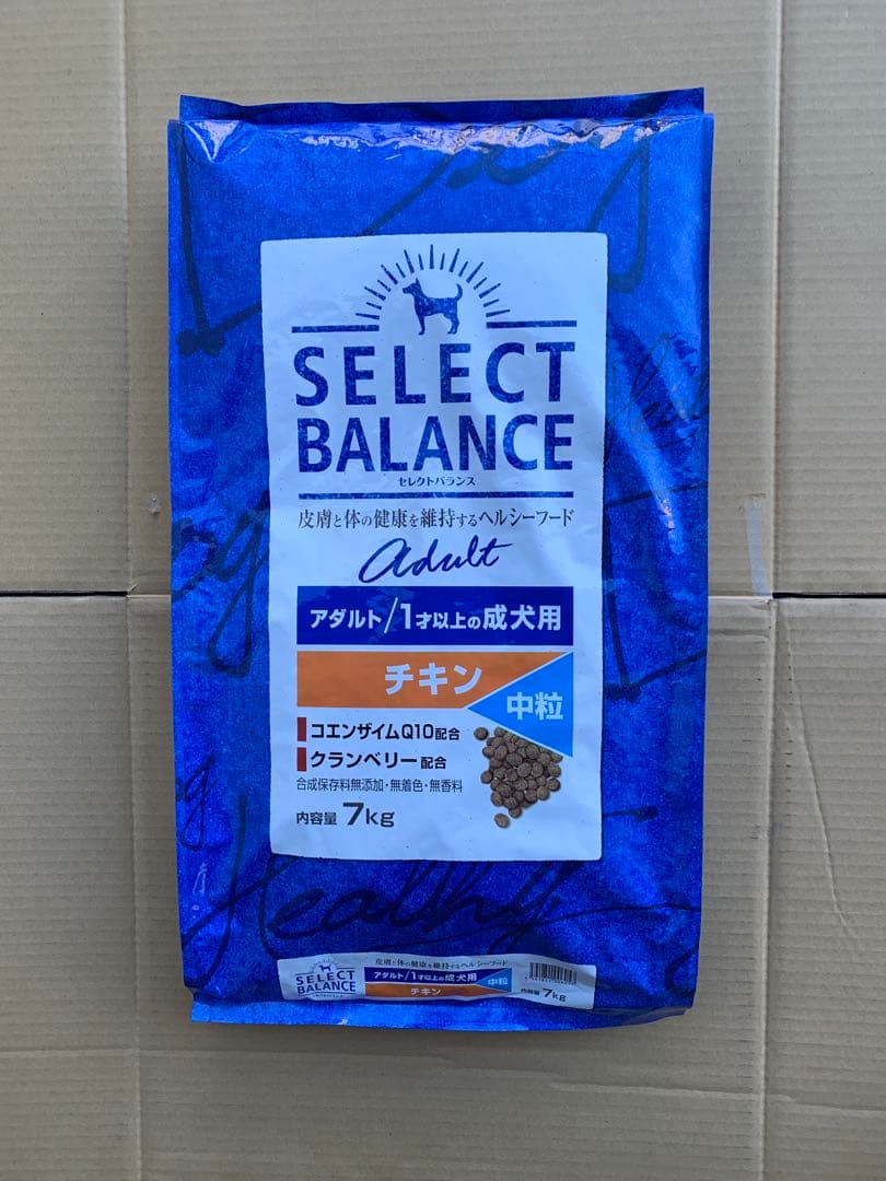 セレクトバランス アダルト　成犬用 チキン 中粒　7kg