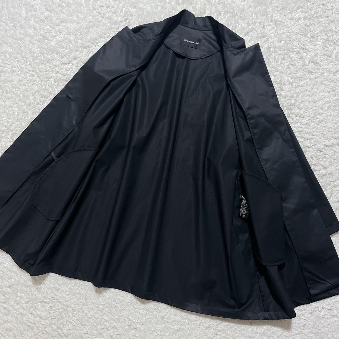 美品✨mizuiroind スプリングコート　スタンドカラー　ワイドジャケット