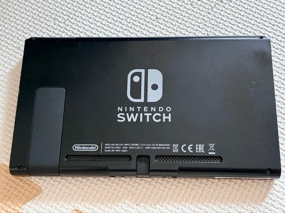 【美品】Switch本体グレー 付属品完備　バッテリー強化版