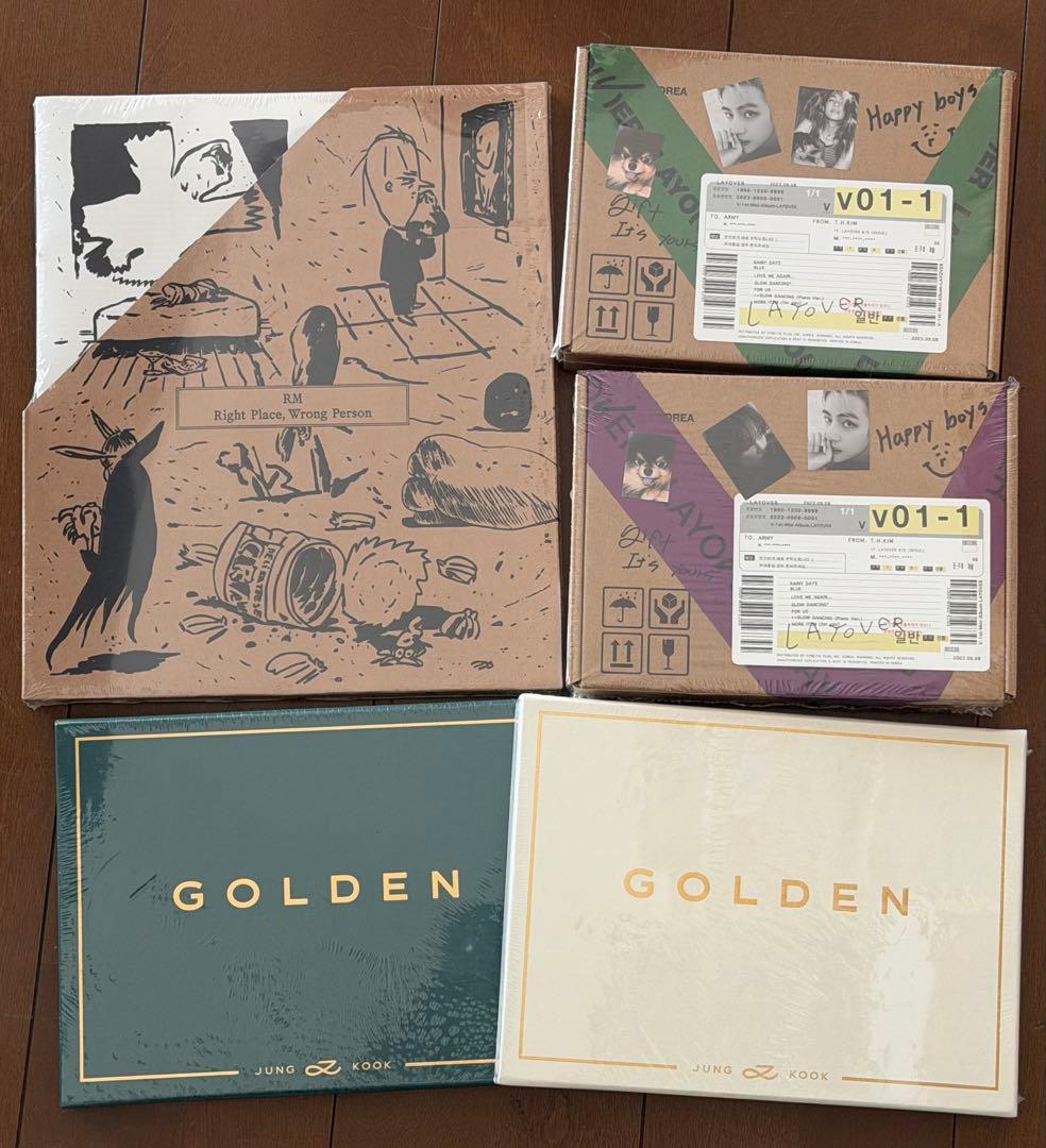 BTS 未開封　Golden layover RPWP