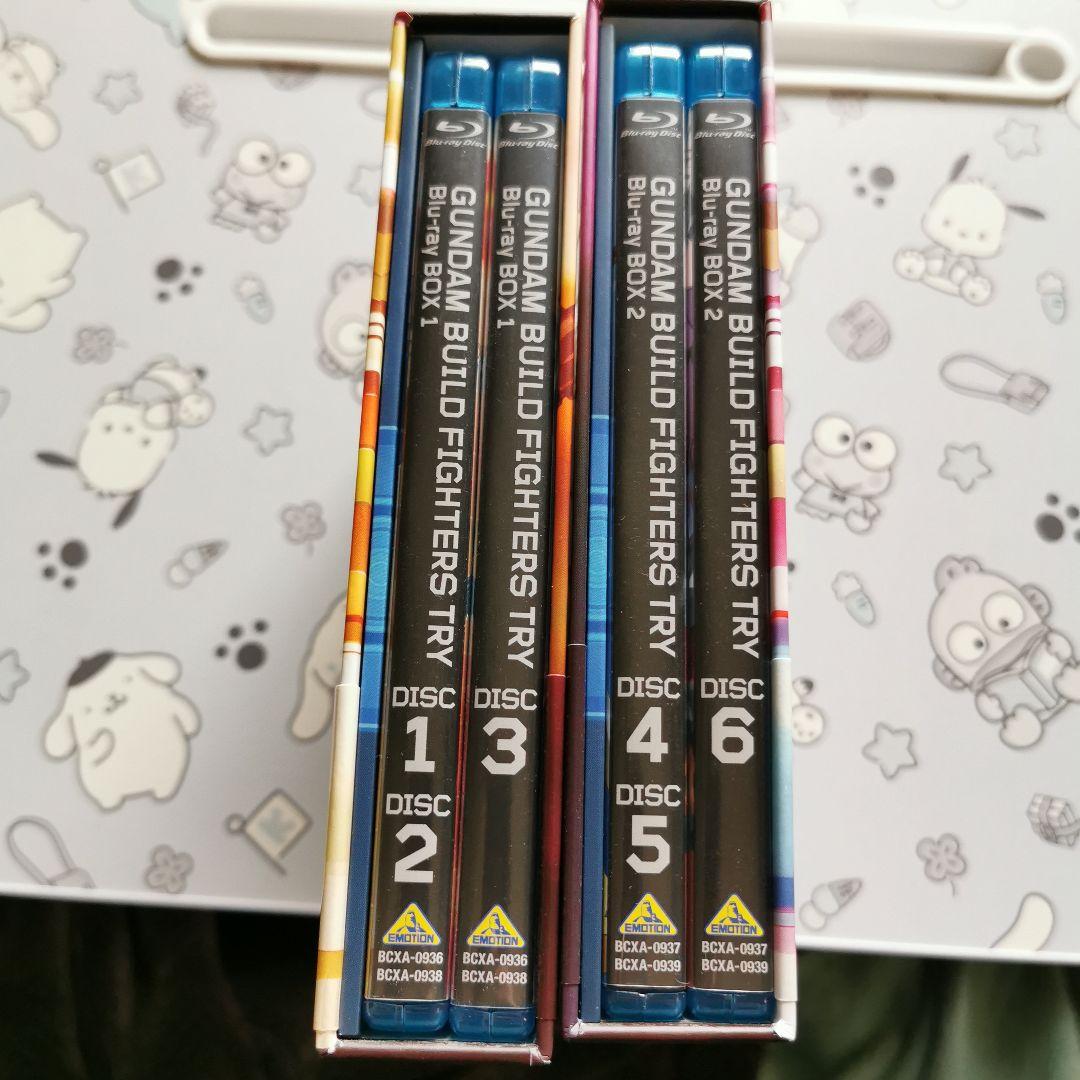 ガンダムビルドファイターズトライ Blu-ray BOX1·2巻+DVD