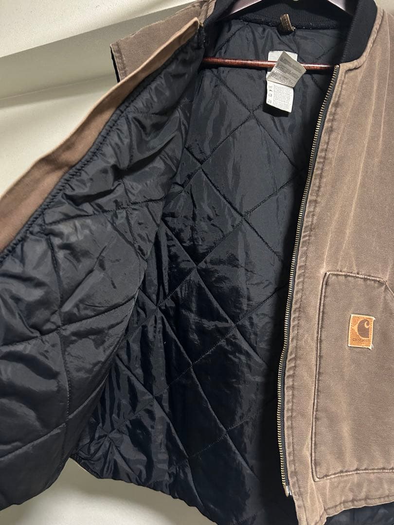 【美品】カーハート　ダックベスト　XXL ブラウン