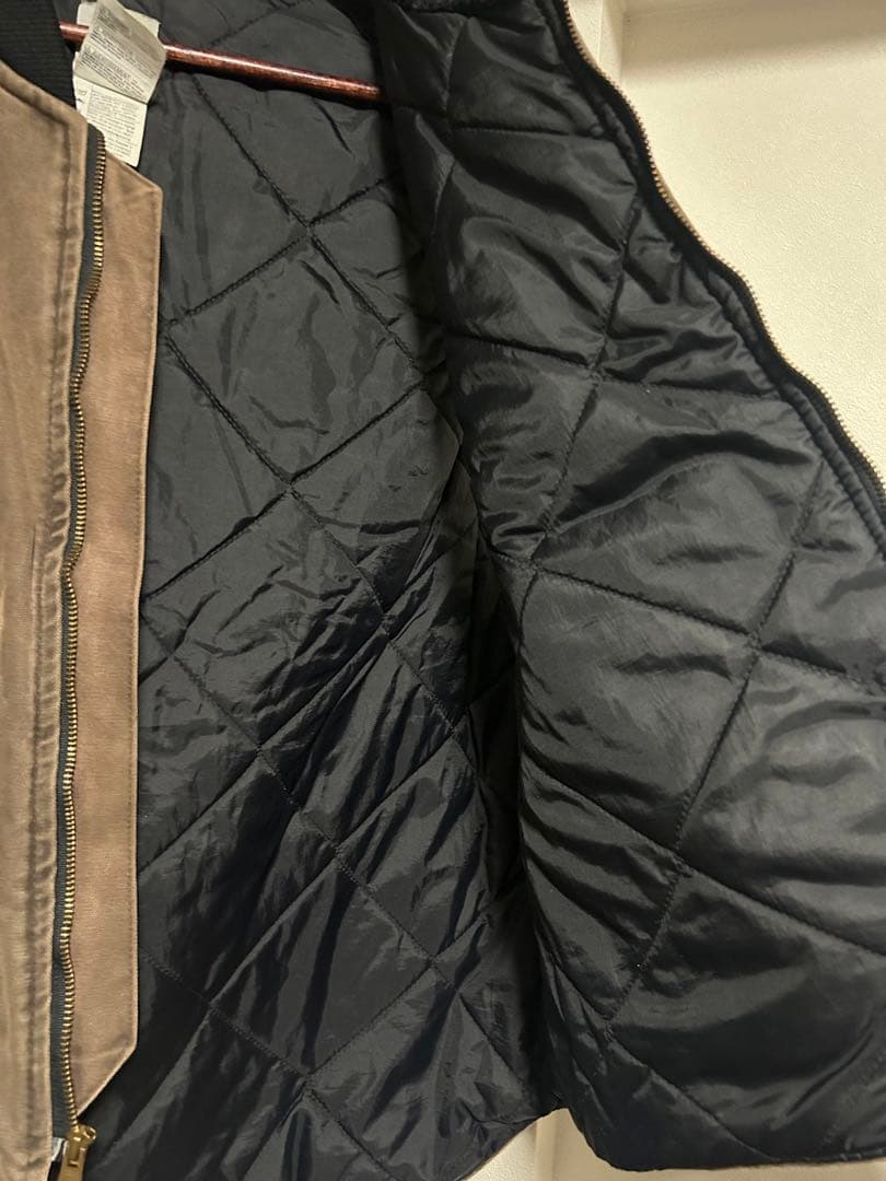 【美品】カーハート　ダックベスト　XXL ブラウン