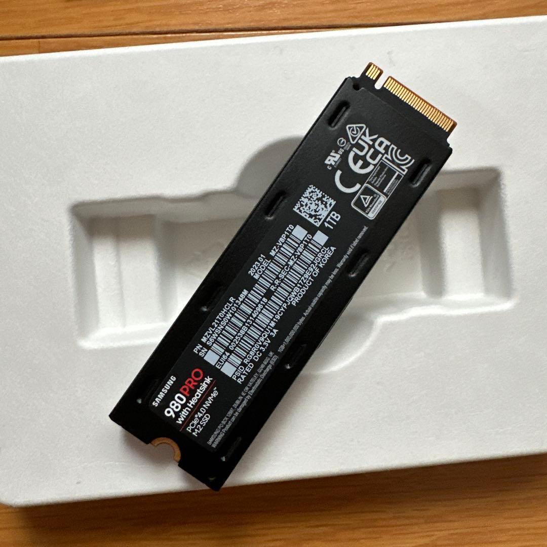 内蔵型SSD Samsung 980 PRO 1TB SSD