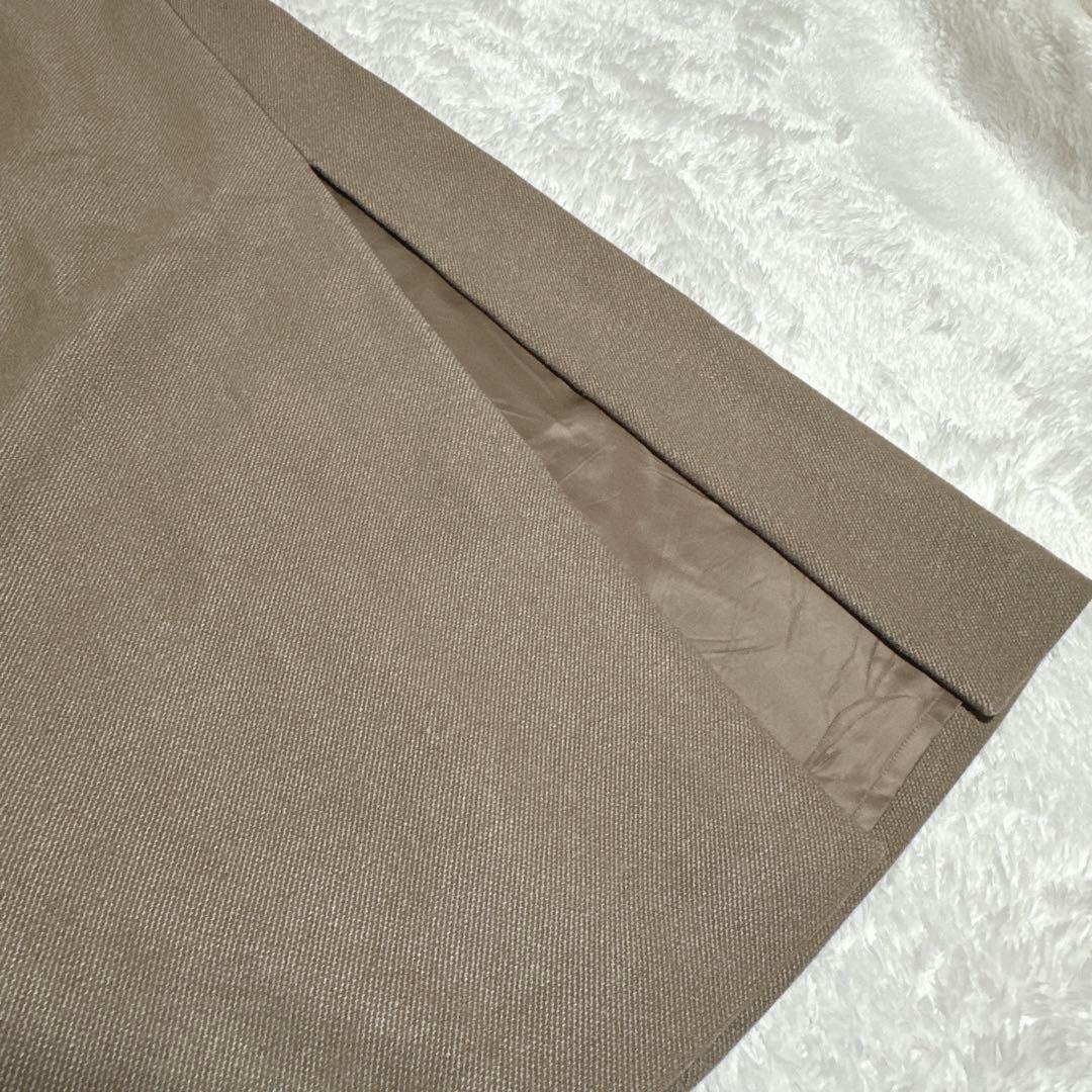 AURALEE オーラリー WOOL SILK MELTON SLITSKIRT