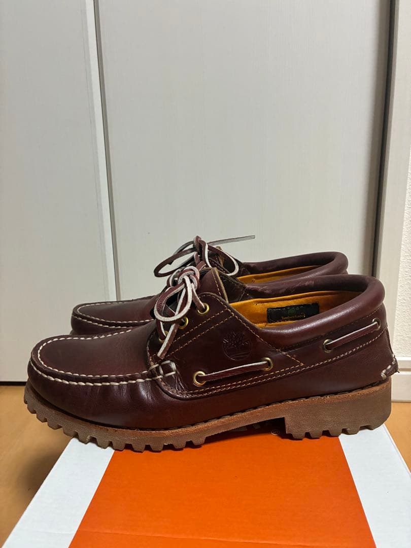 靴 TIMBERLAND HS3EYE LUG 50009-648 BURGUNDY