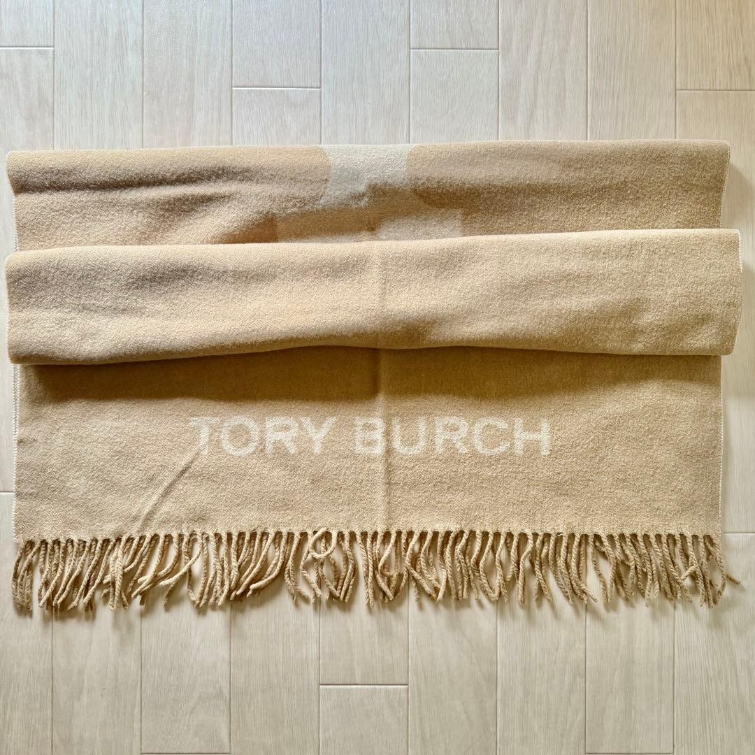 ★マリン★良品★TORY BURCH トリーバーチ マフラー ストール