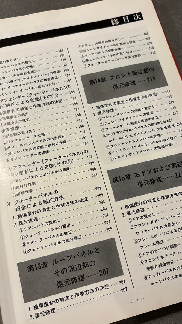 自動車板金の手引き