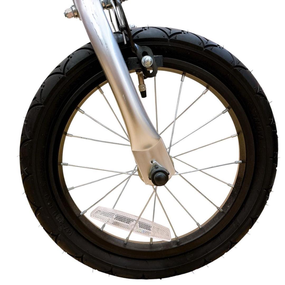 【美品】へんしんバイク　14インチ X14 赤 スタンド付き