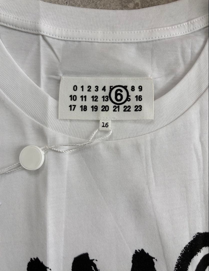 MM6 エムエムシックス 半袖 コットンTシャツ 16Y トップス ホワイト 白