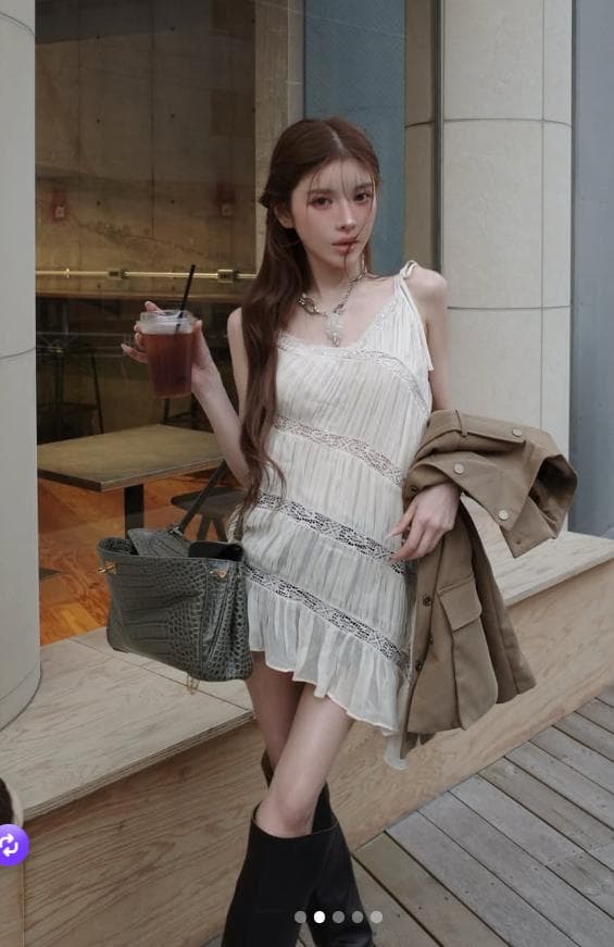 新品✨ ZARA ループディテールフィットブレザー ライトカーキ M