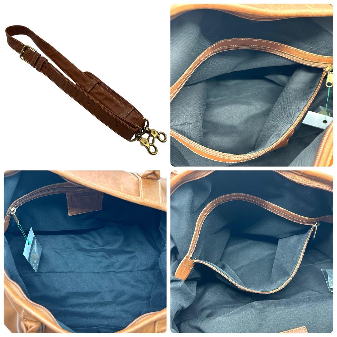 良品 Vintage COACH ボストンバッグ 2way ドイツホック 大容量