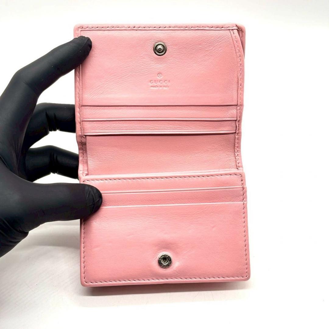 は*な様 GUCCI　二つ折り財布 GGマーモント パイソン キルティング Vス