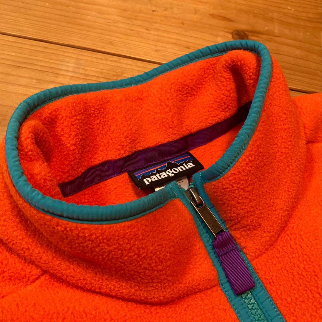 t*す様 【XL】 patagonia Fleece Vest オレンジ × タ